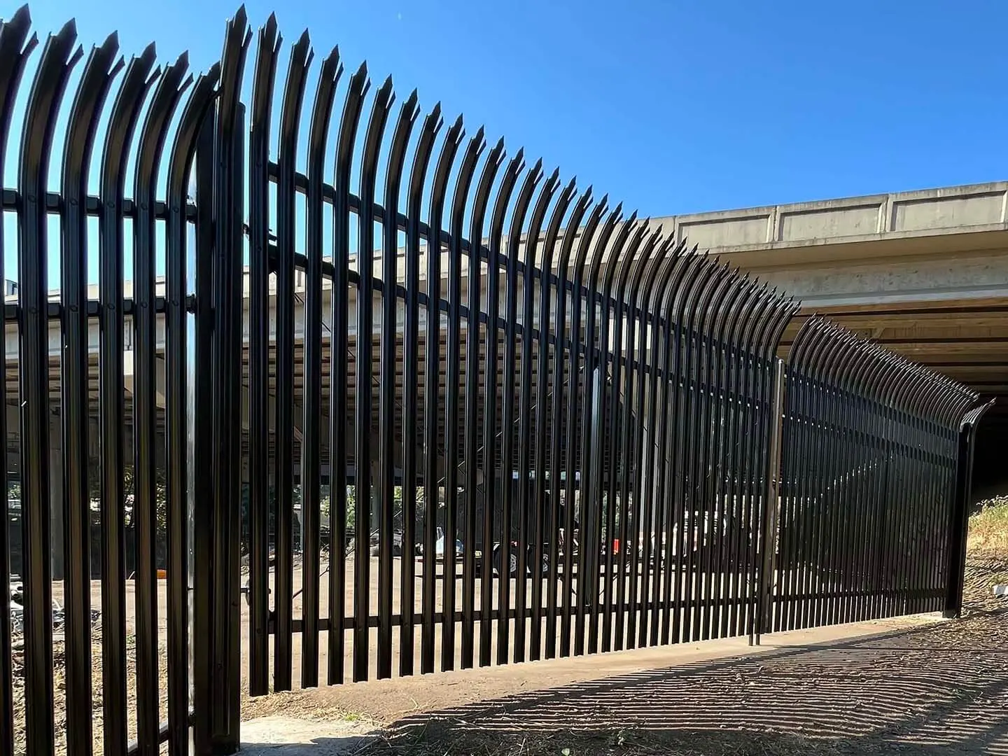 Automated driveway gate with opener installed in Columbia TN
